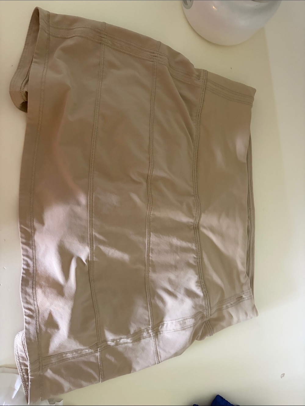 BEIGE LULULEMON PACE RIVAL SKIRT: SIZE 0, WORN ONCE